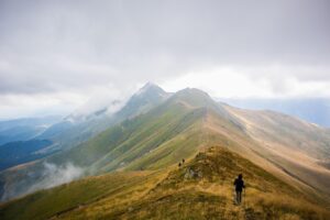 mountain, peaks, sky, clouds, balkan mountains, nature, bulgaria, landscape